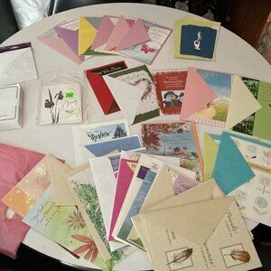 Unused Cards multiple types thank you, birthday, nephew, daughter, son approx 30
